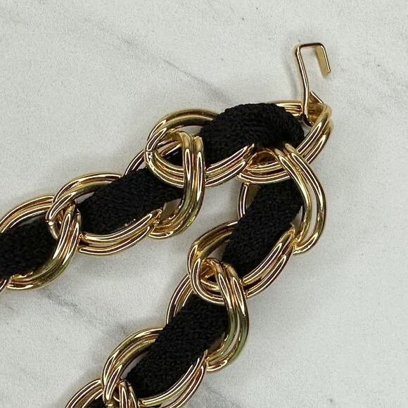 St. John Chunky Gold Tone Chain Belt XS/Small (XS/S) ✨